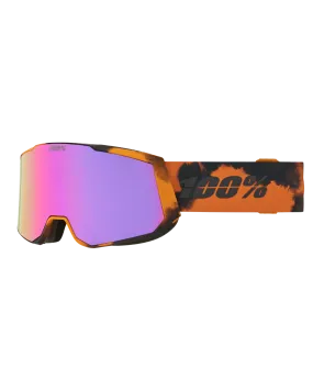 100% Snowcraft Xl Goggle Bleach - Hiper Dark Smoke W/ Purple Mirror - 2024