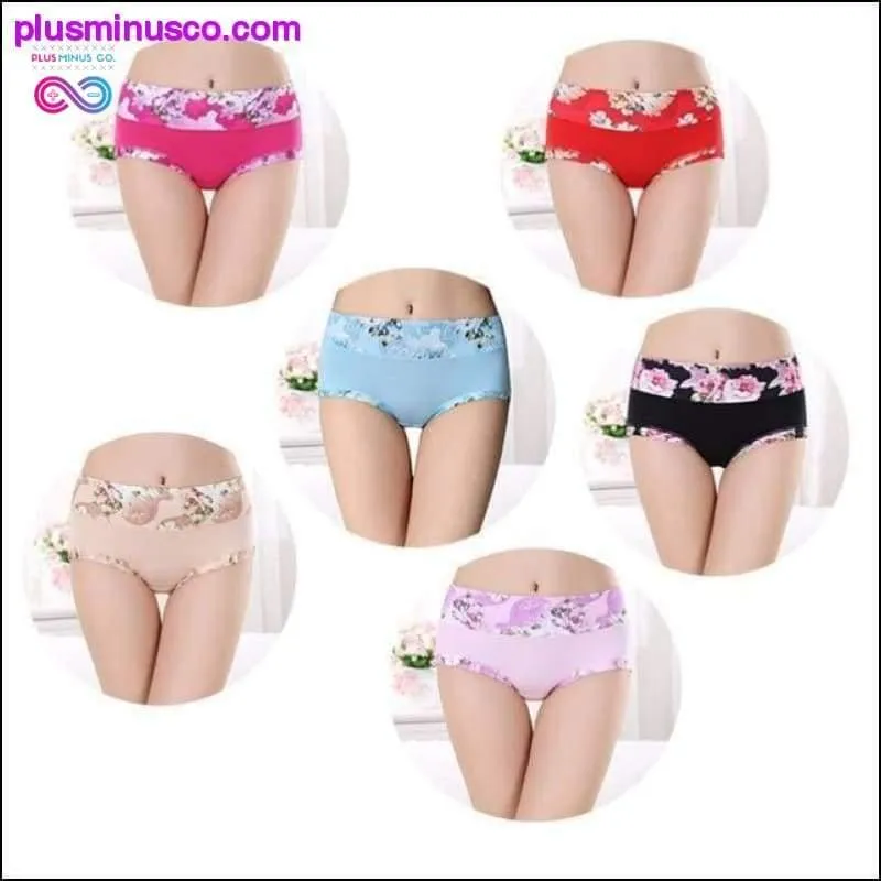 6pcs/lot Women Panties Sexy Cotton Underwear Girls Printed