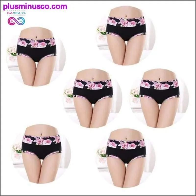 6pcs/lot Women Panties Sexy Cotton Underwear Girls Printed