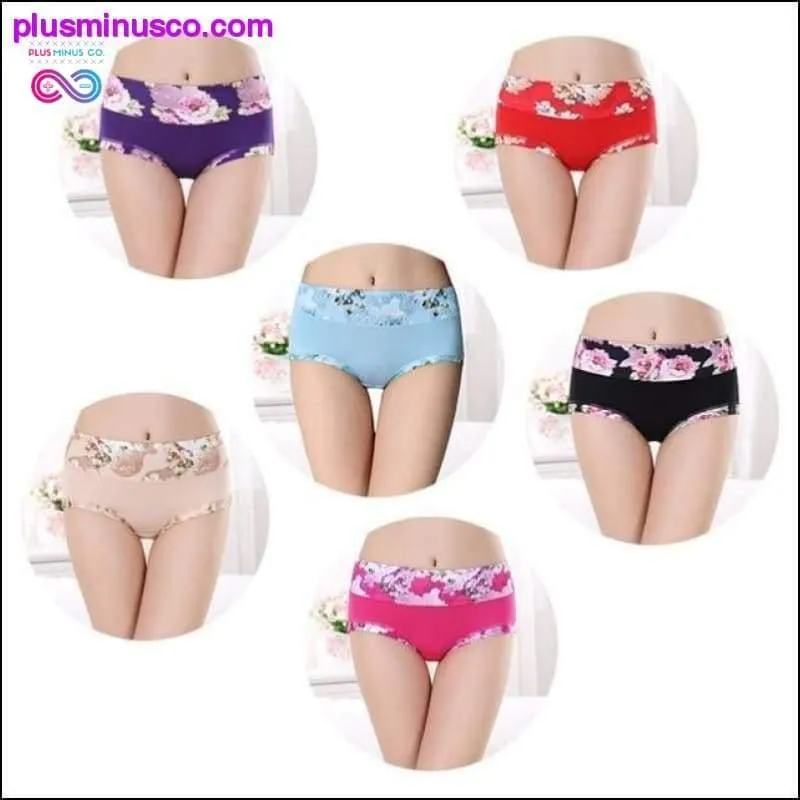 6pcs/lot Women Panties Sexy Cotton Underwear Girls Printed