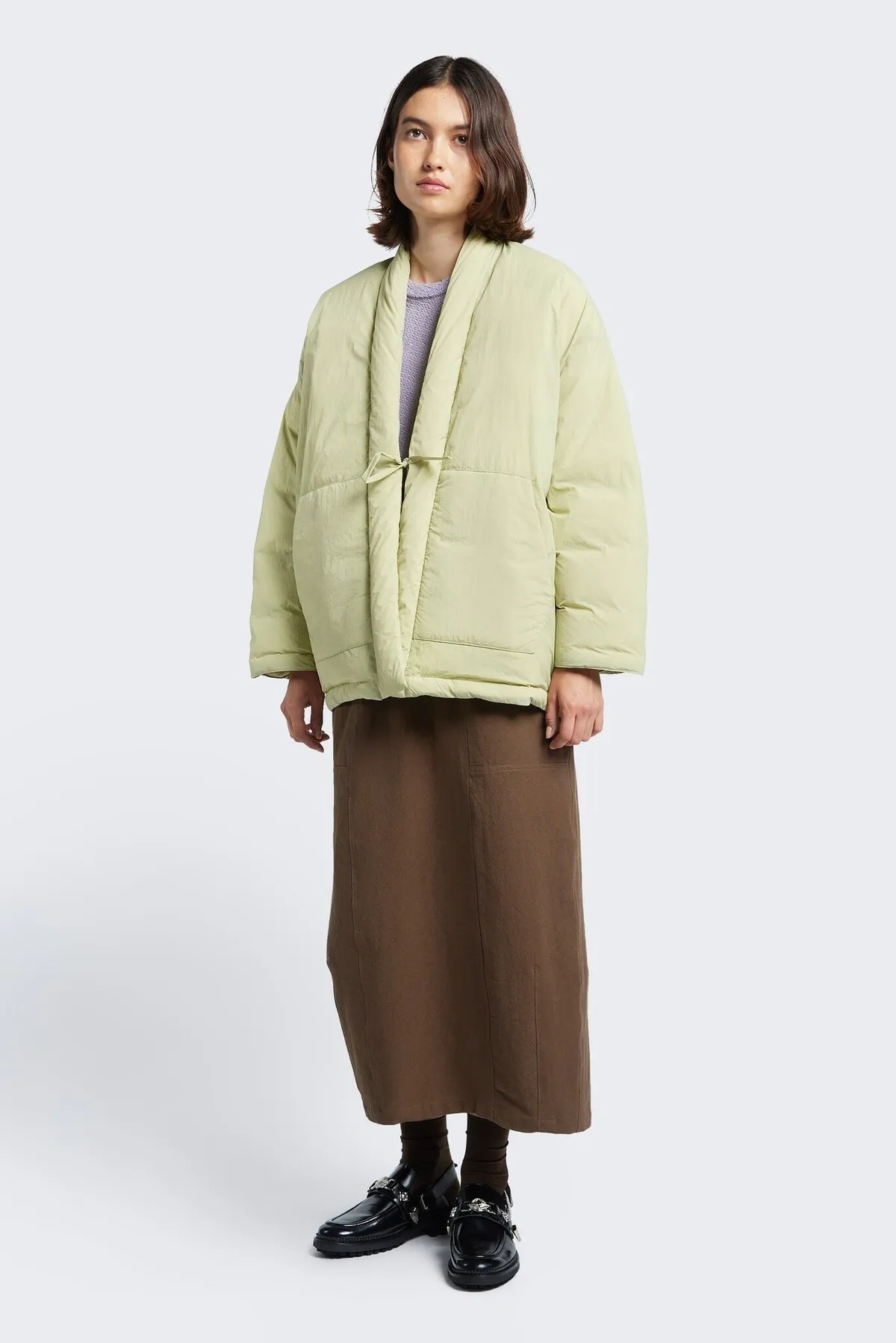 Abeyance Quilted Coat - Sand