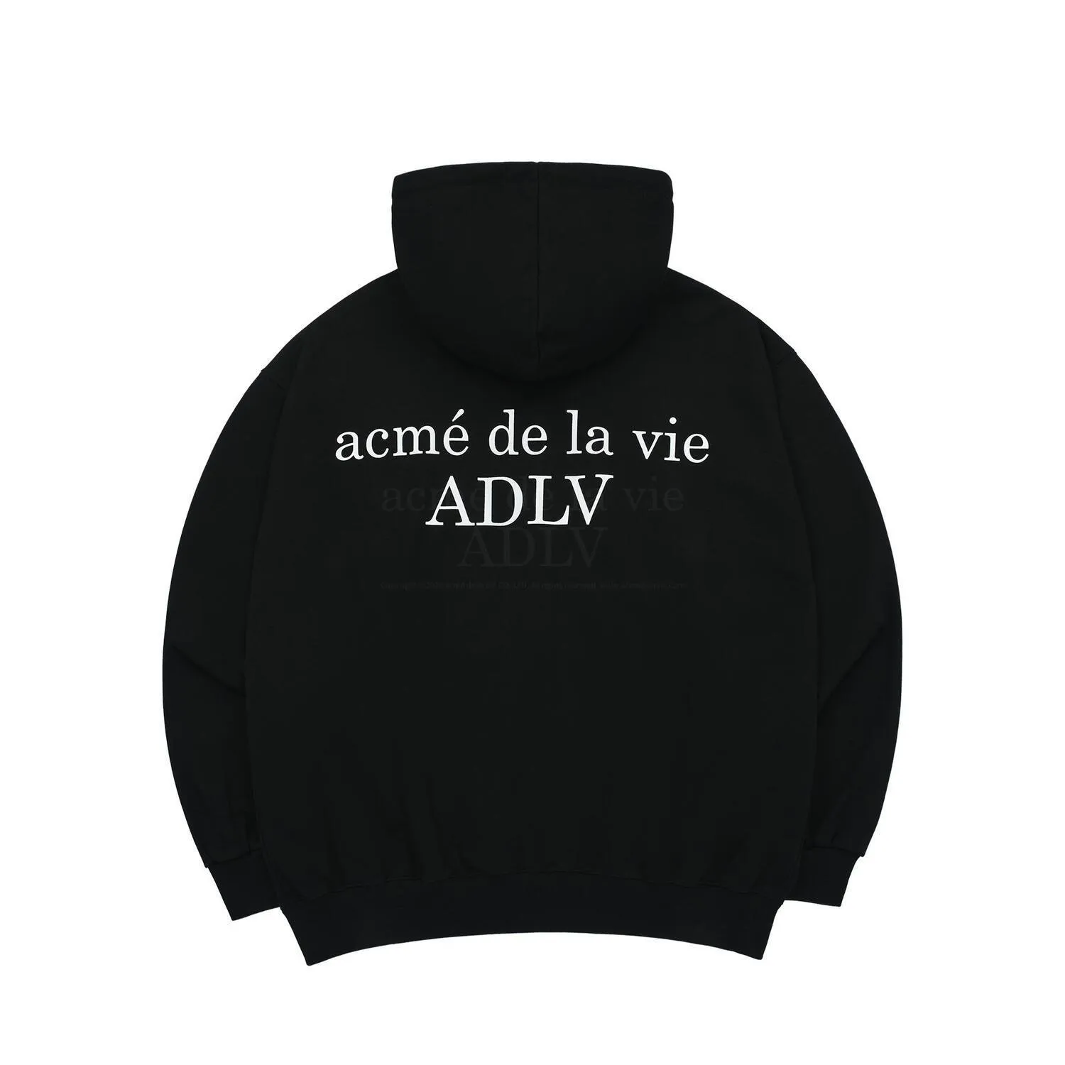 acme de la vie  |Unisex Street Style Long Sleeves Plain Cotton Oversized Logo