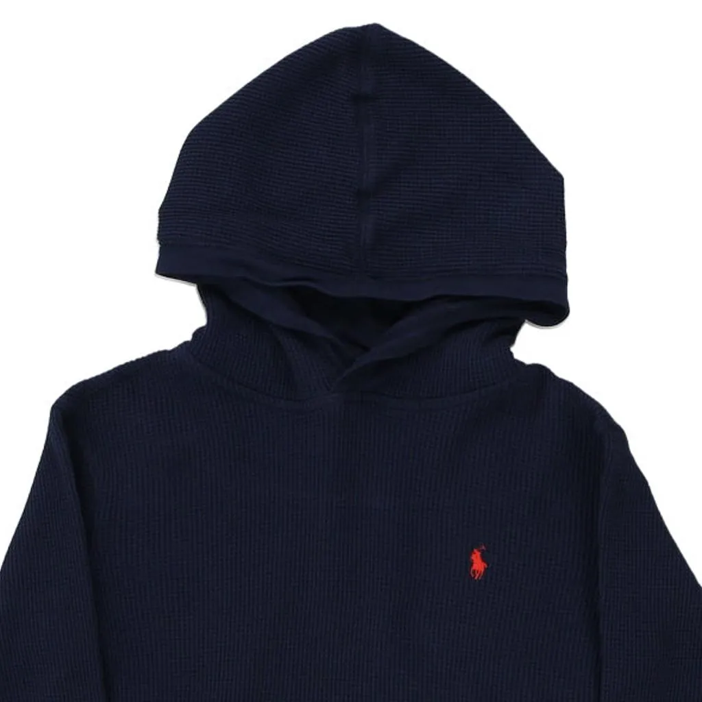 Age 6 Ralph Lauren Hoodie - Small Navy Cotton Blend