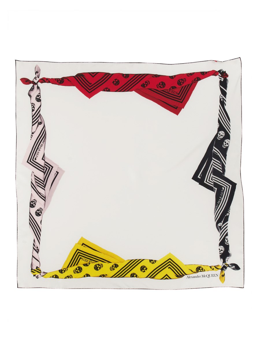 ALEXANDER McQUEEN    SILK SCARF