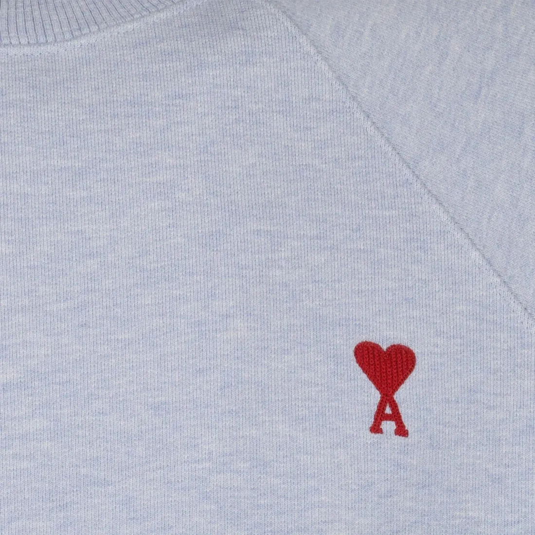 AMI PARIS  |Crew Neck Heart Unisex Sweat Street Style Long Sleeves Plain