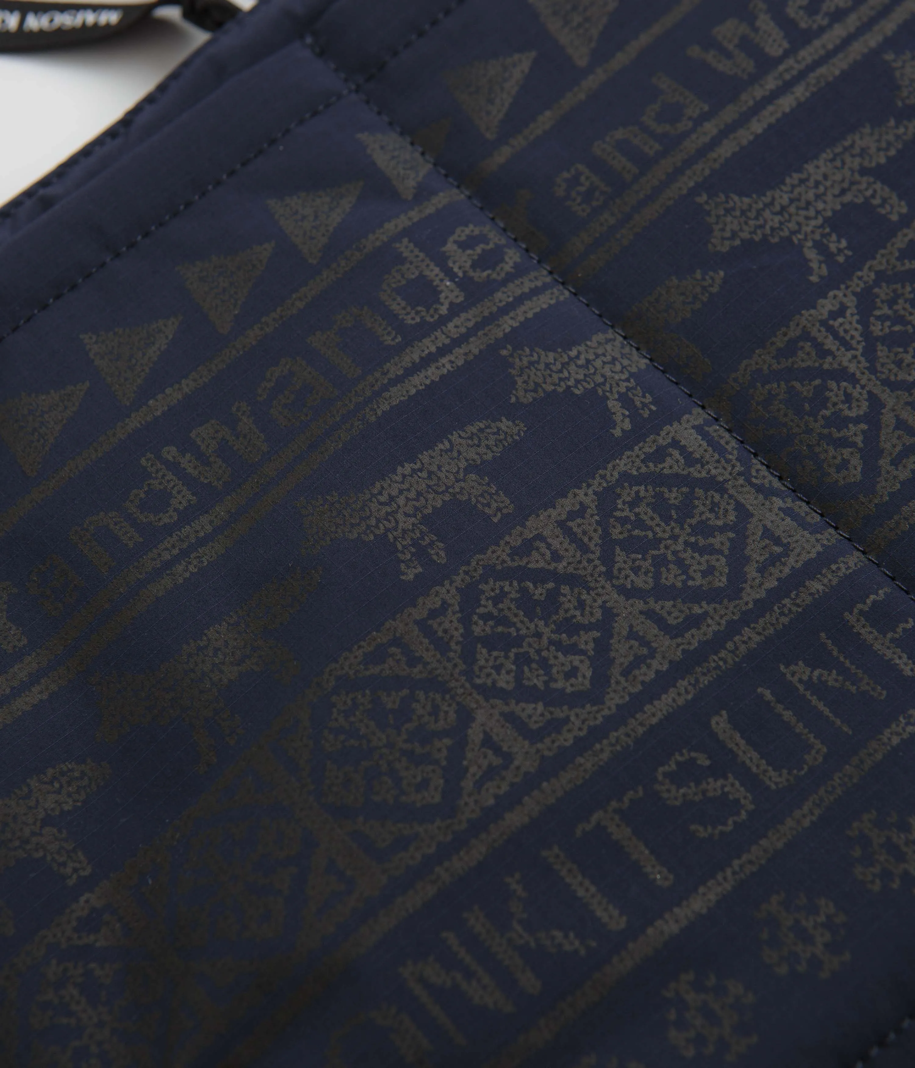 and wander x Maison Kitsune Sacoche - Navy