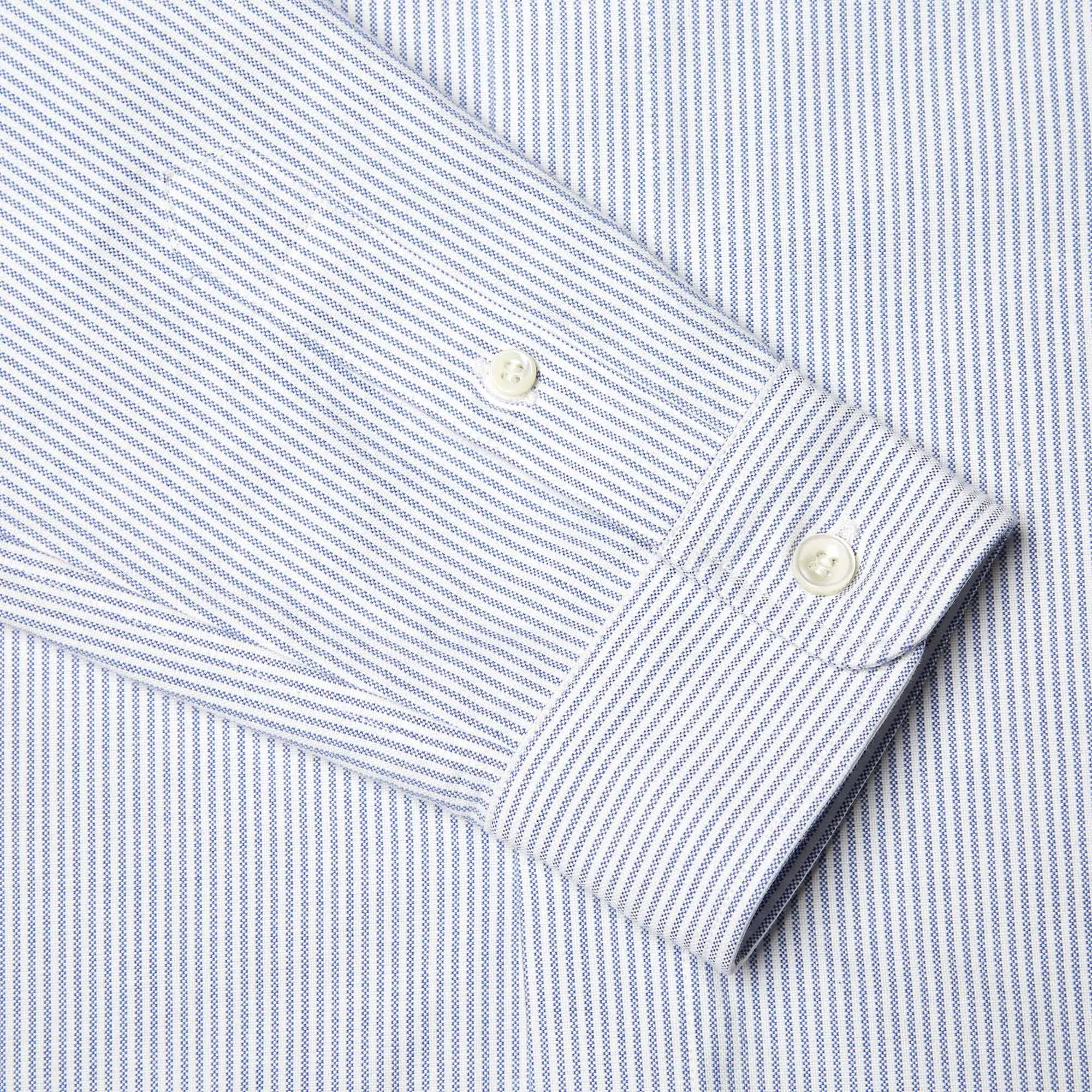 A.P.C. Oxford Button Down ShirtBlue Stripe