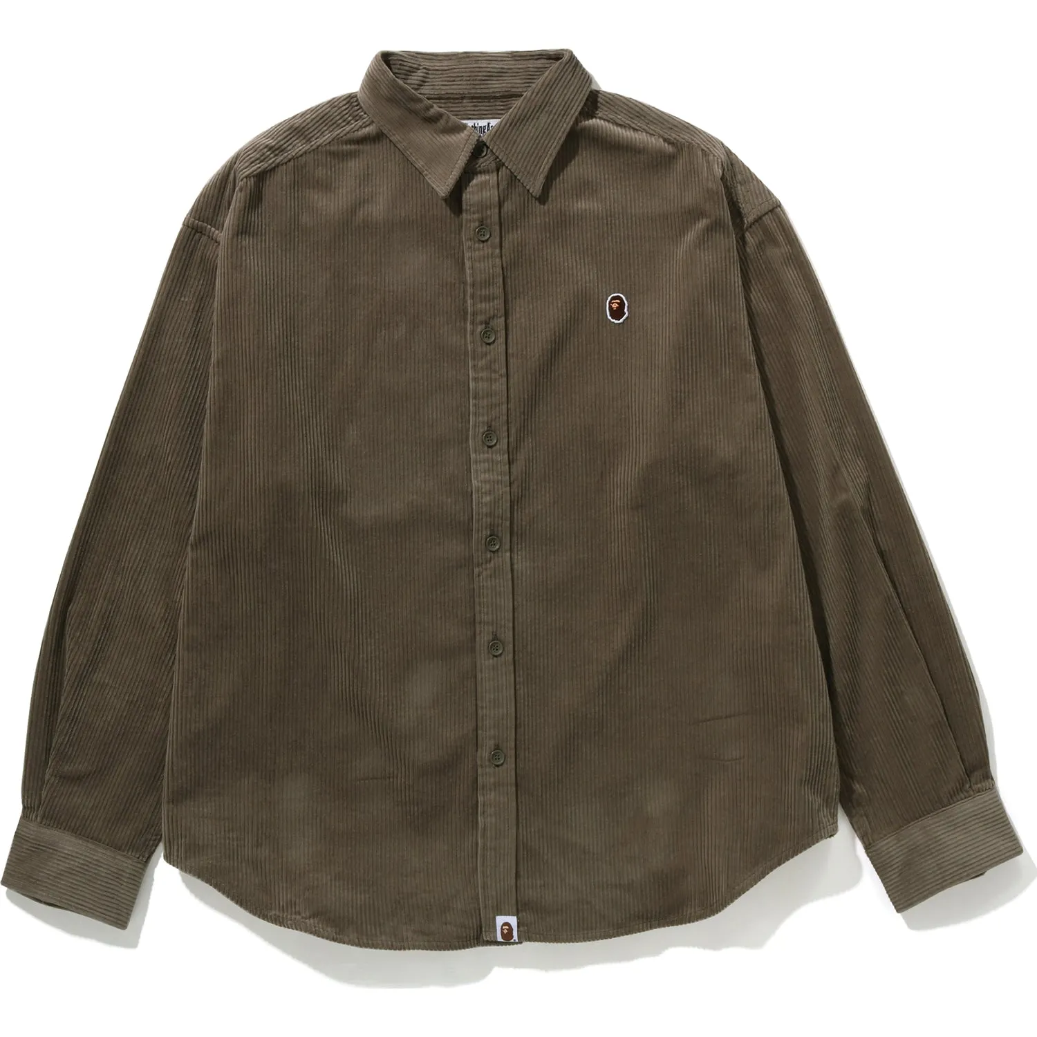 APE HEAD ONE POINT CORDUROY SHIRT MENS