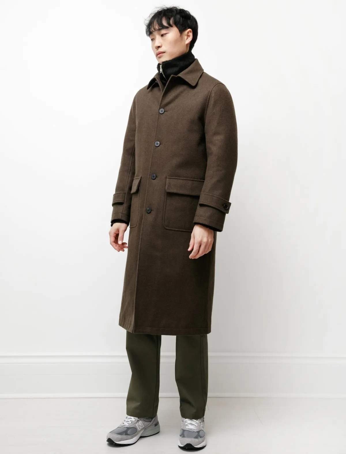 Archie Trench Coat - Dark Green