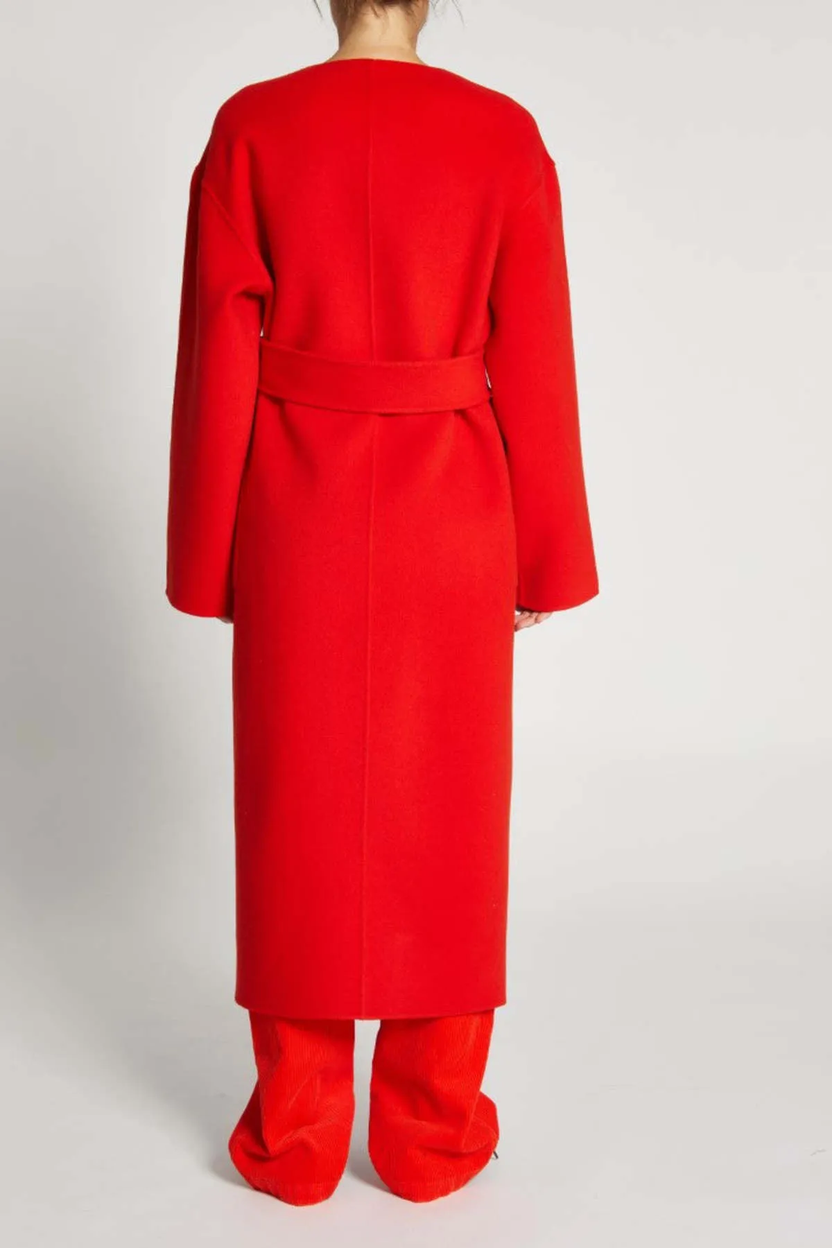 Aspen Wool Coat - Poppy