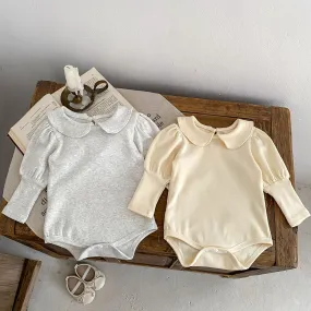 Baby Girls Solid Color Rompers Wholesale 230828383