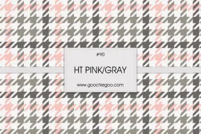 Baby Pink Houndstooth *