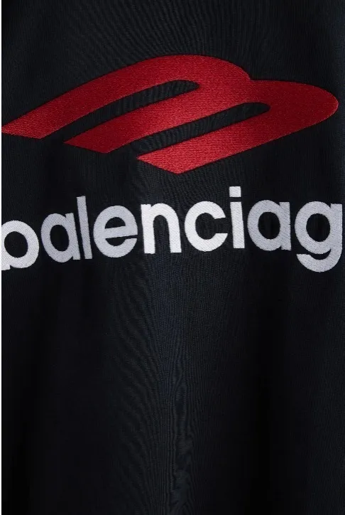 BALENCIAGA  |Unisex Street Style U-Neck Long Sleeves Plain Cotton