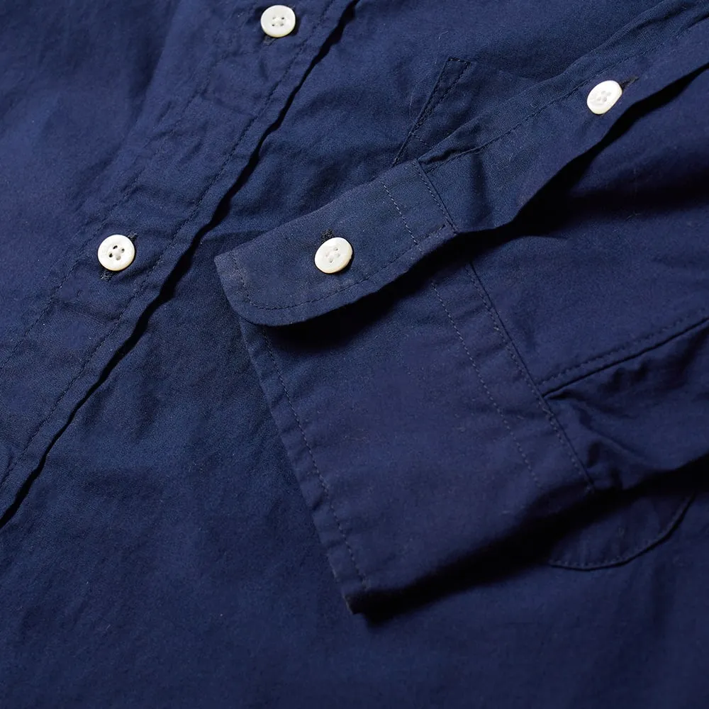 Beams Plus Button Down Broadcloth ShirtNavy