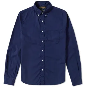 Beams Plus Button Down Broadcloth ShirtNavy