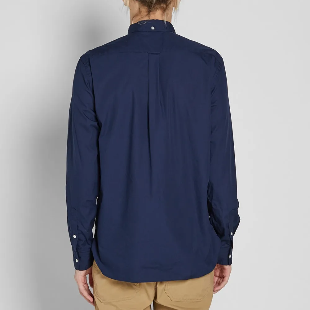 Beams Plus Button Down Broadcloth ShirtNavy