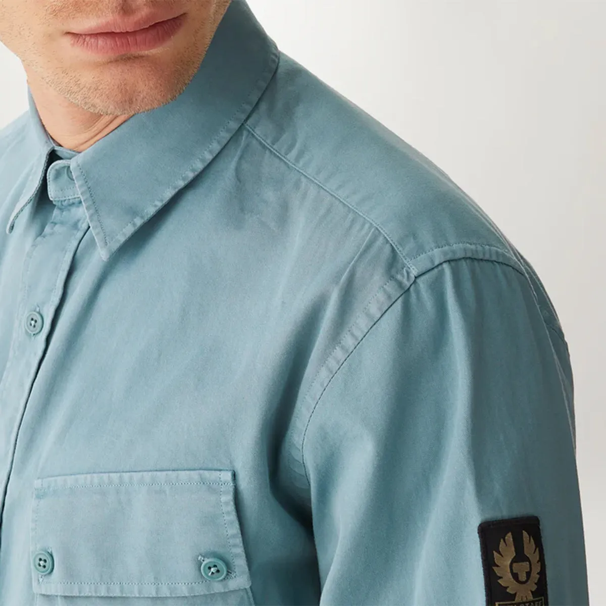 Belstaff - Pitch Shirt in Arctic Blue