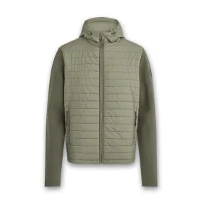 Belstaff - Vert Full Zip Cardigan in True Olive