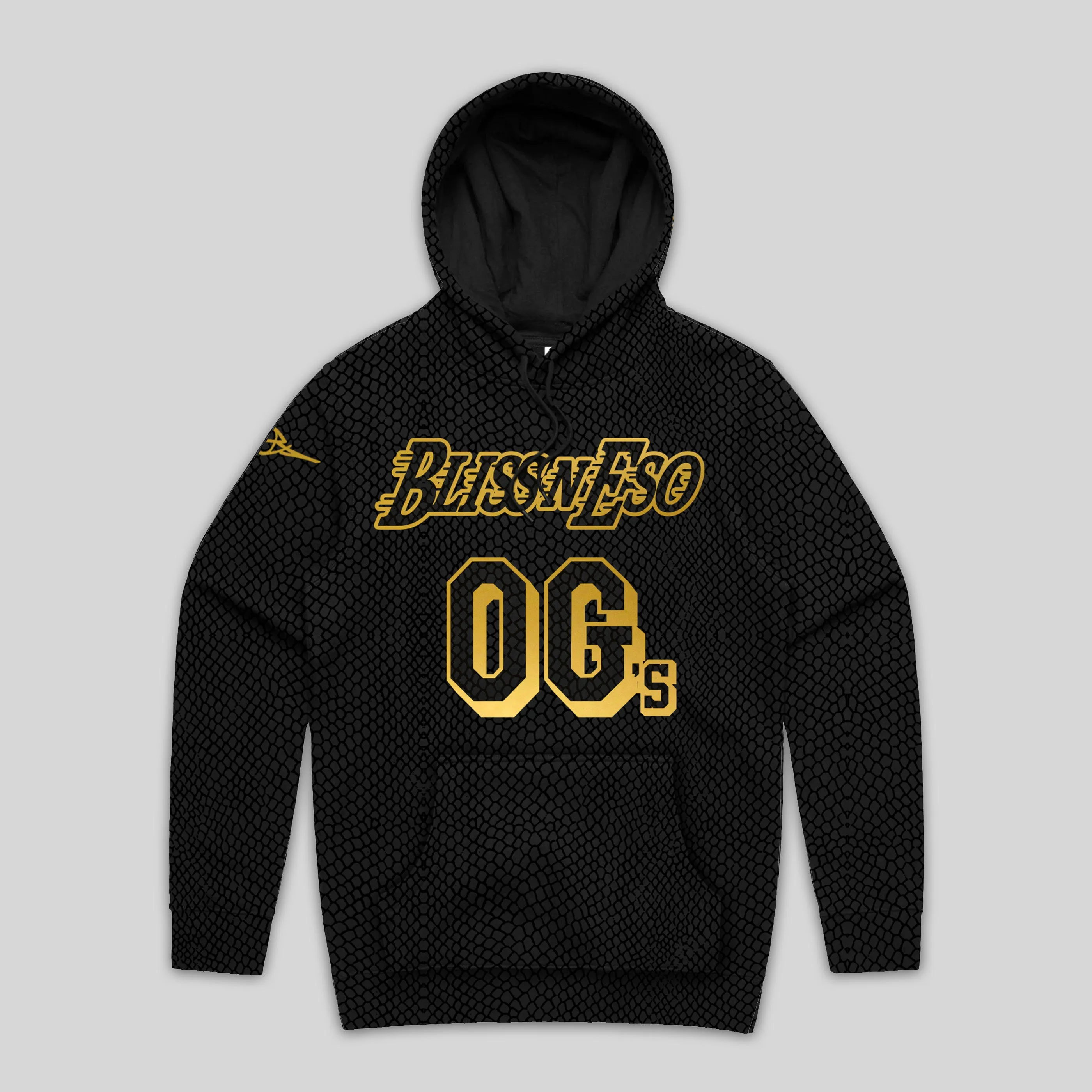 Bliss N Eso Snake Skin Black Hoodie