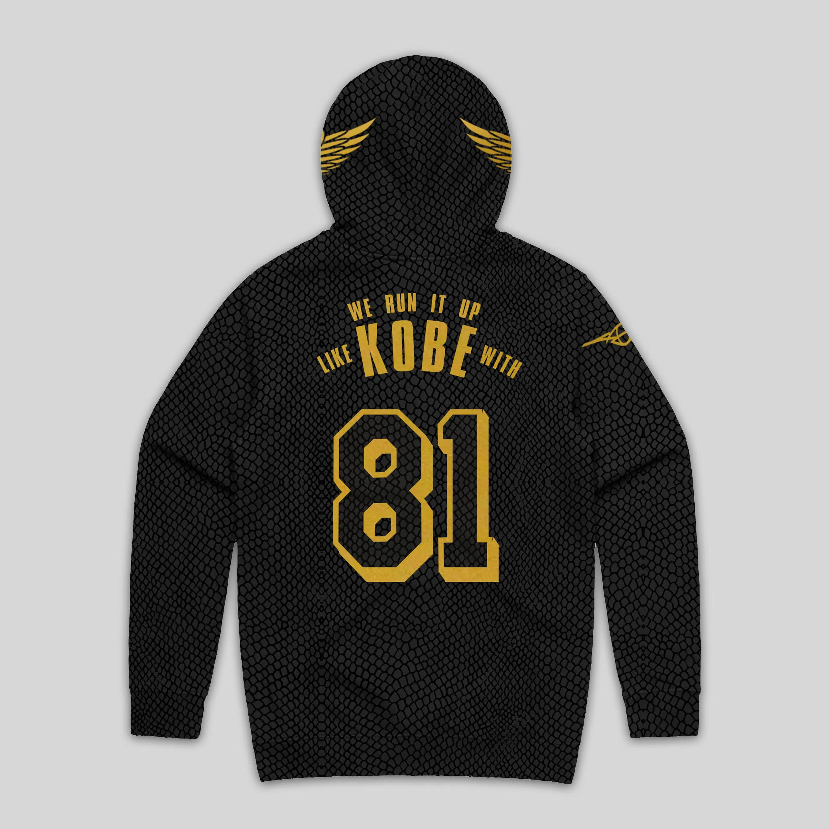 Bliss N Eso Snake Skin Black Hoodie