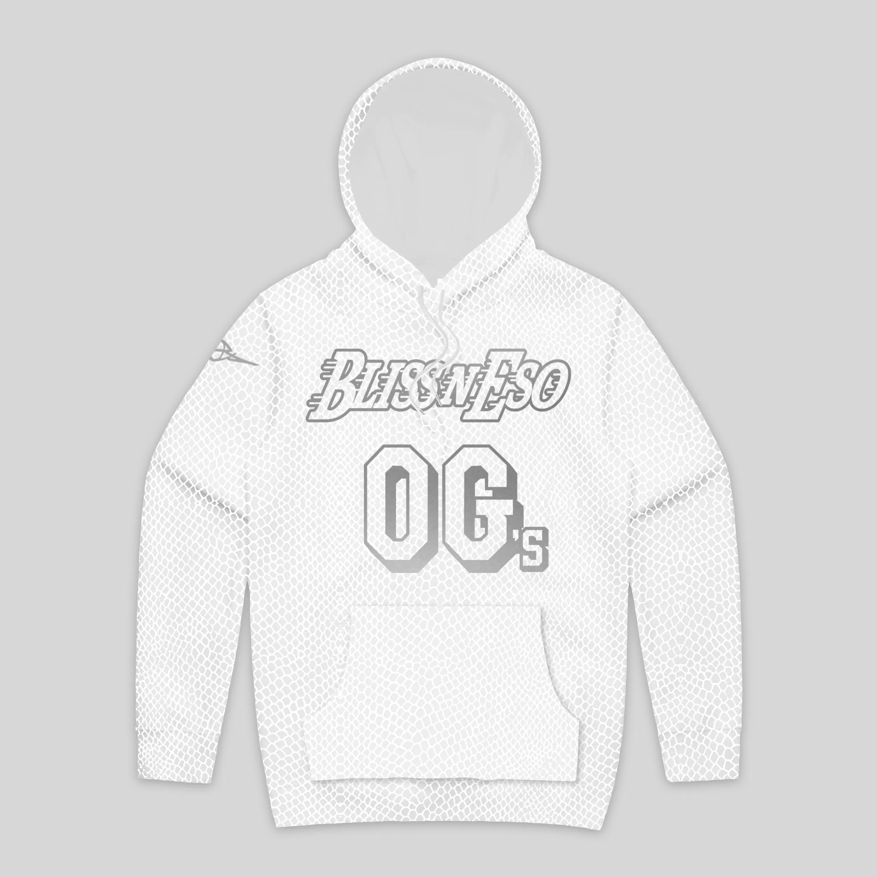 Bliss N Eso Snake Skin White Hoodie