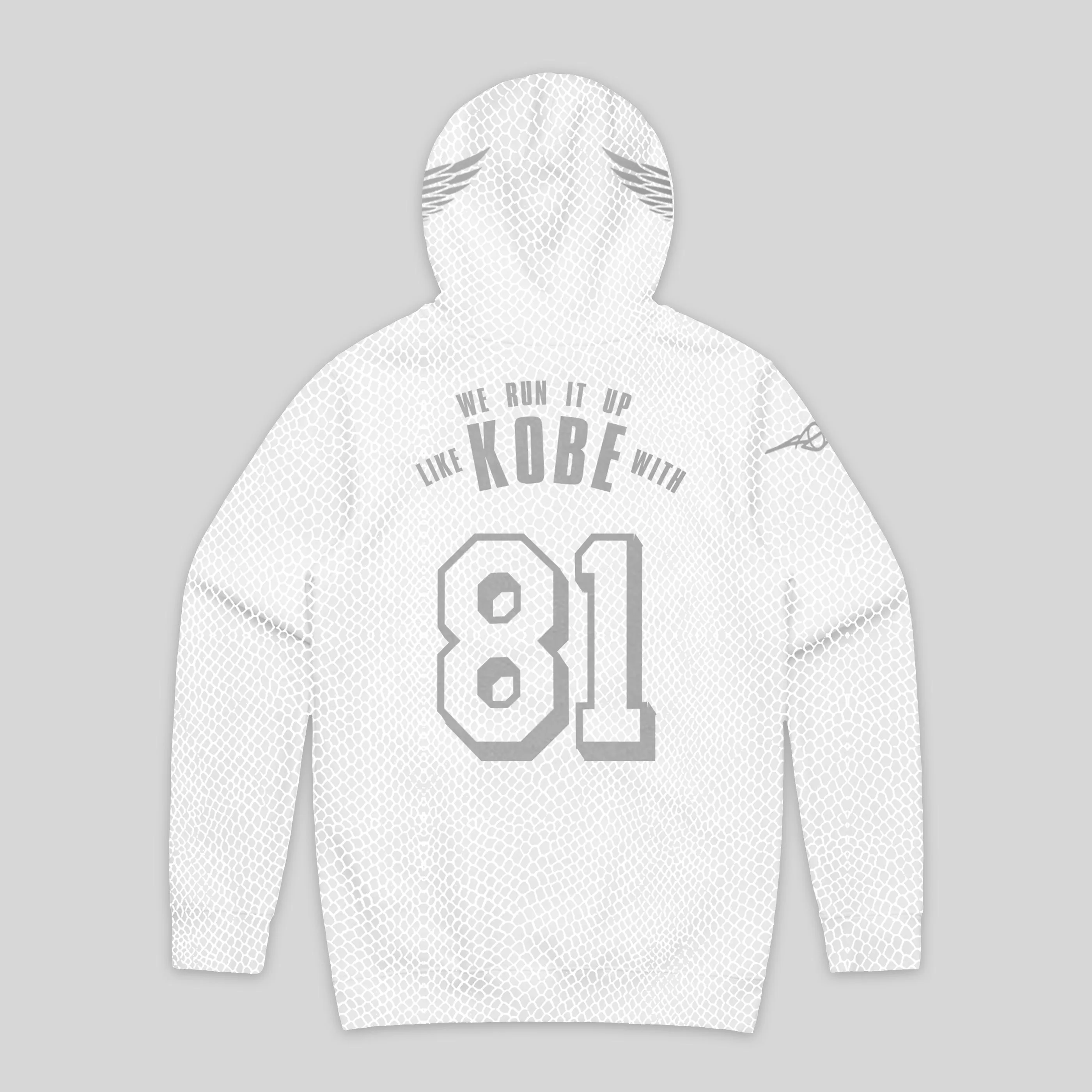 Bliss N Eso Snake Skin White Hoodie