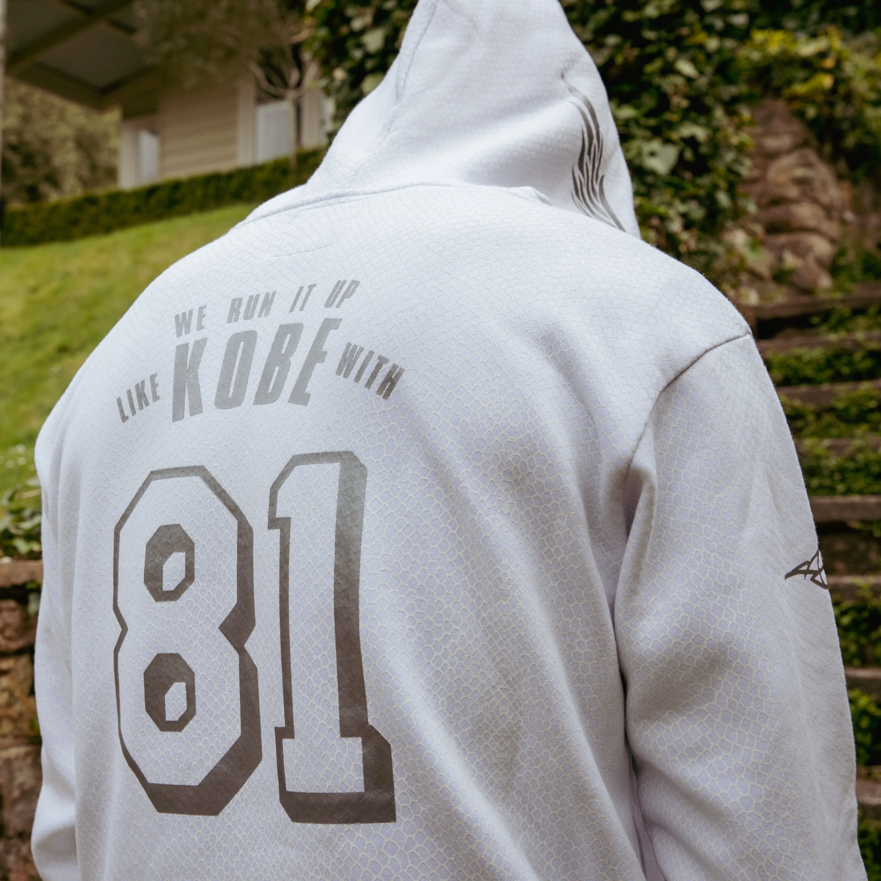 Bliss N Eso Snake Skin White Hoodie