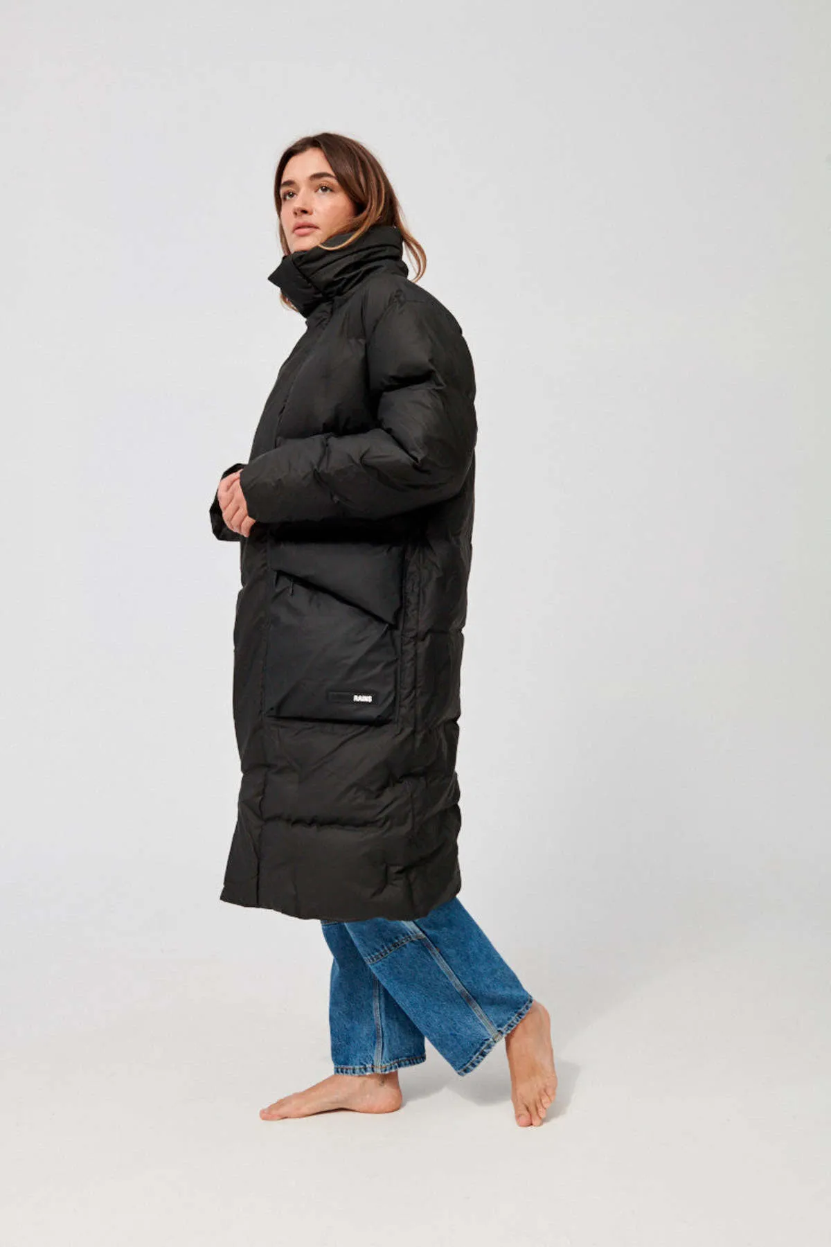 Block Puffer Coat