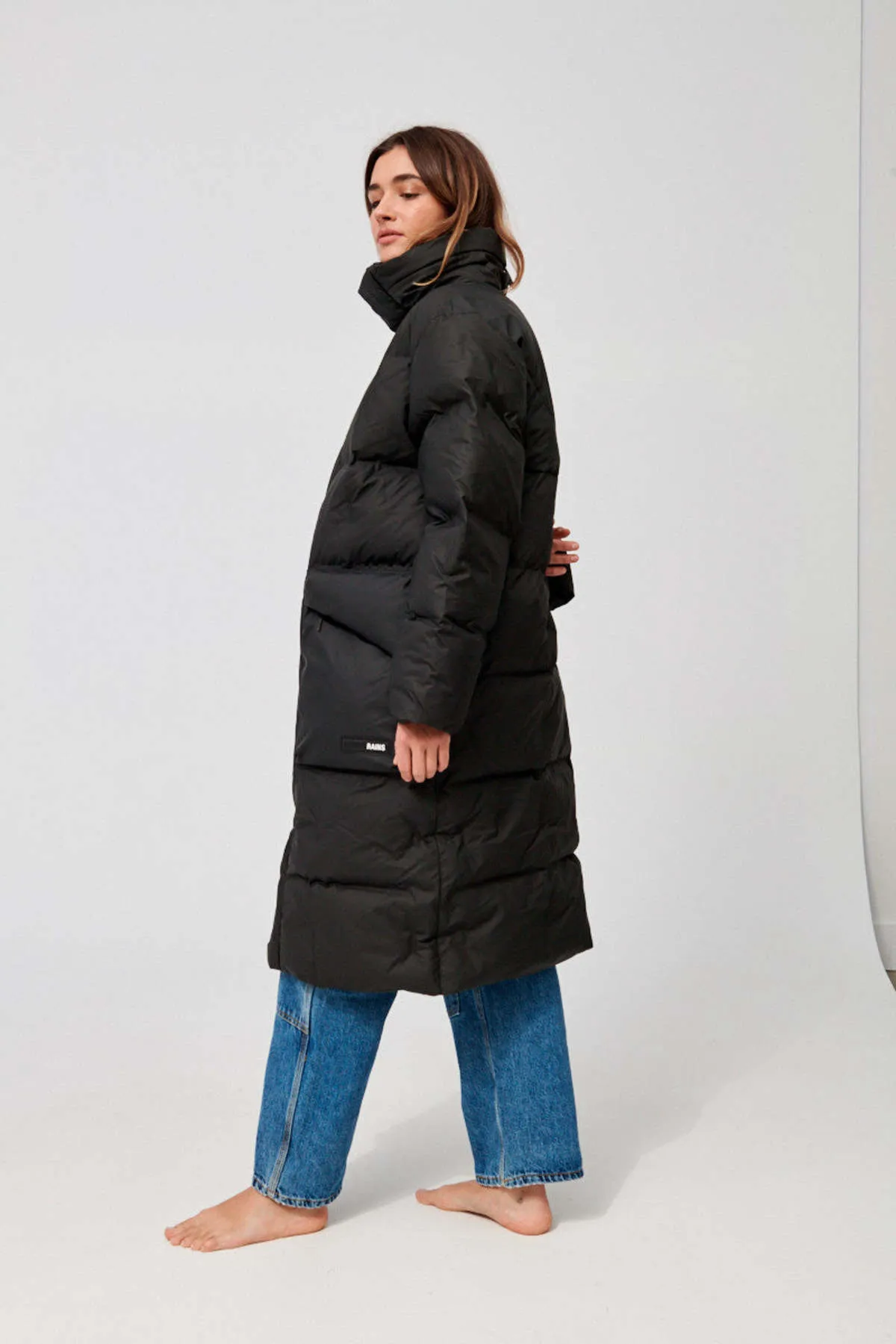 Block Puffer Coat