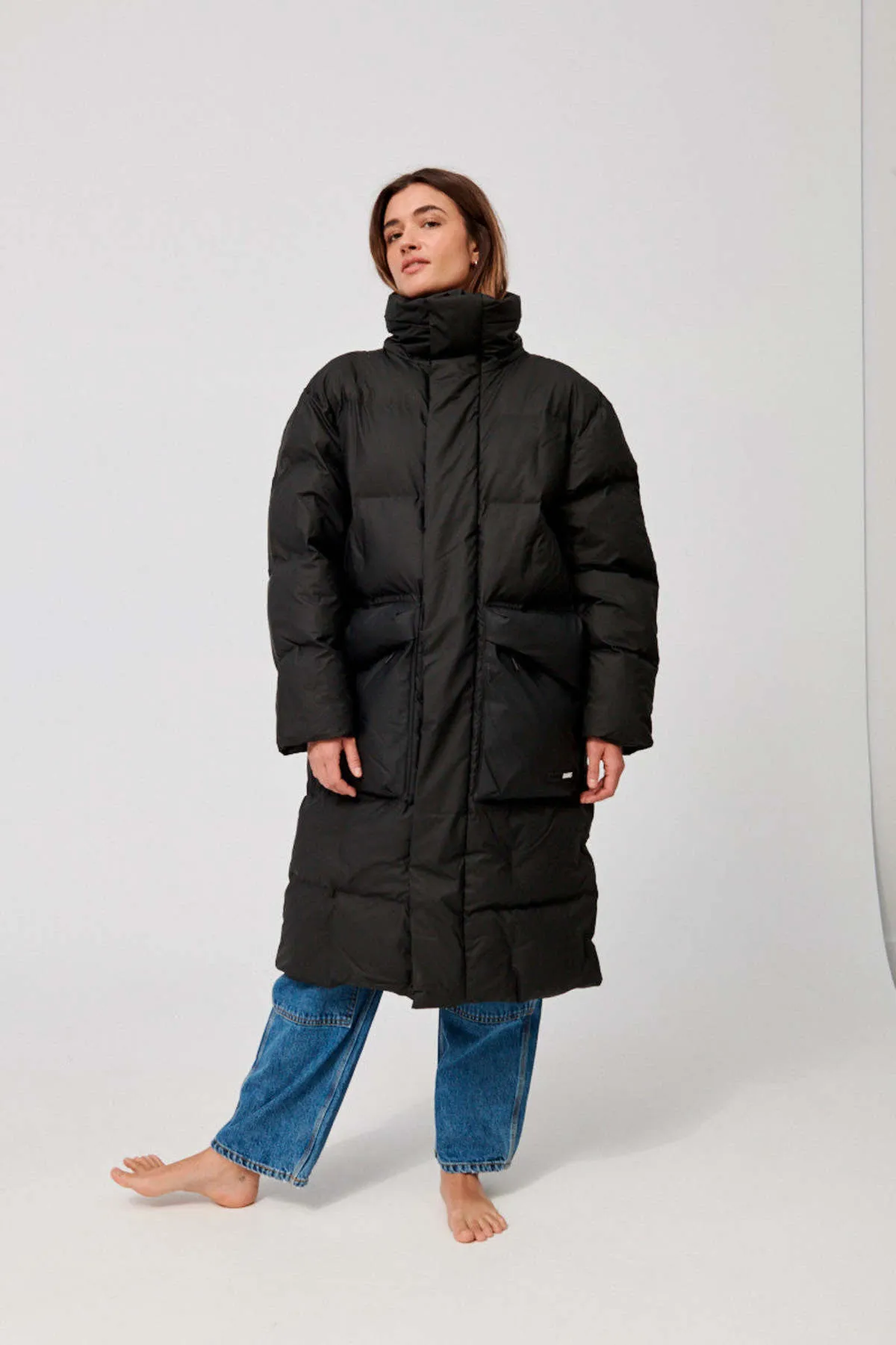 Block Puffer Coat