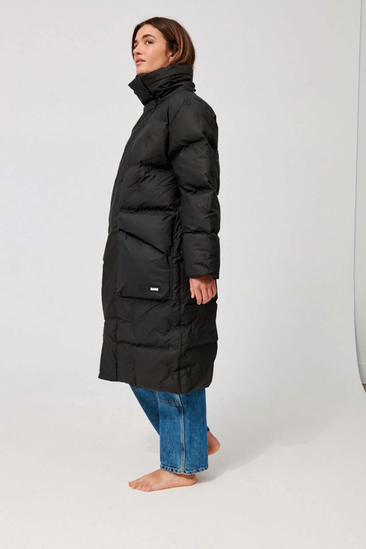 Block Puffer Coat