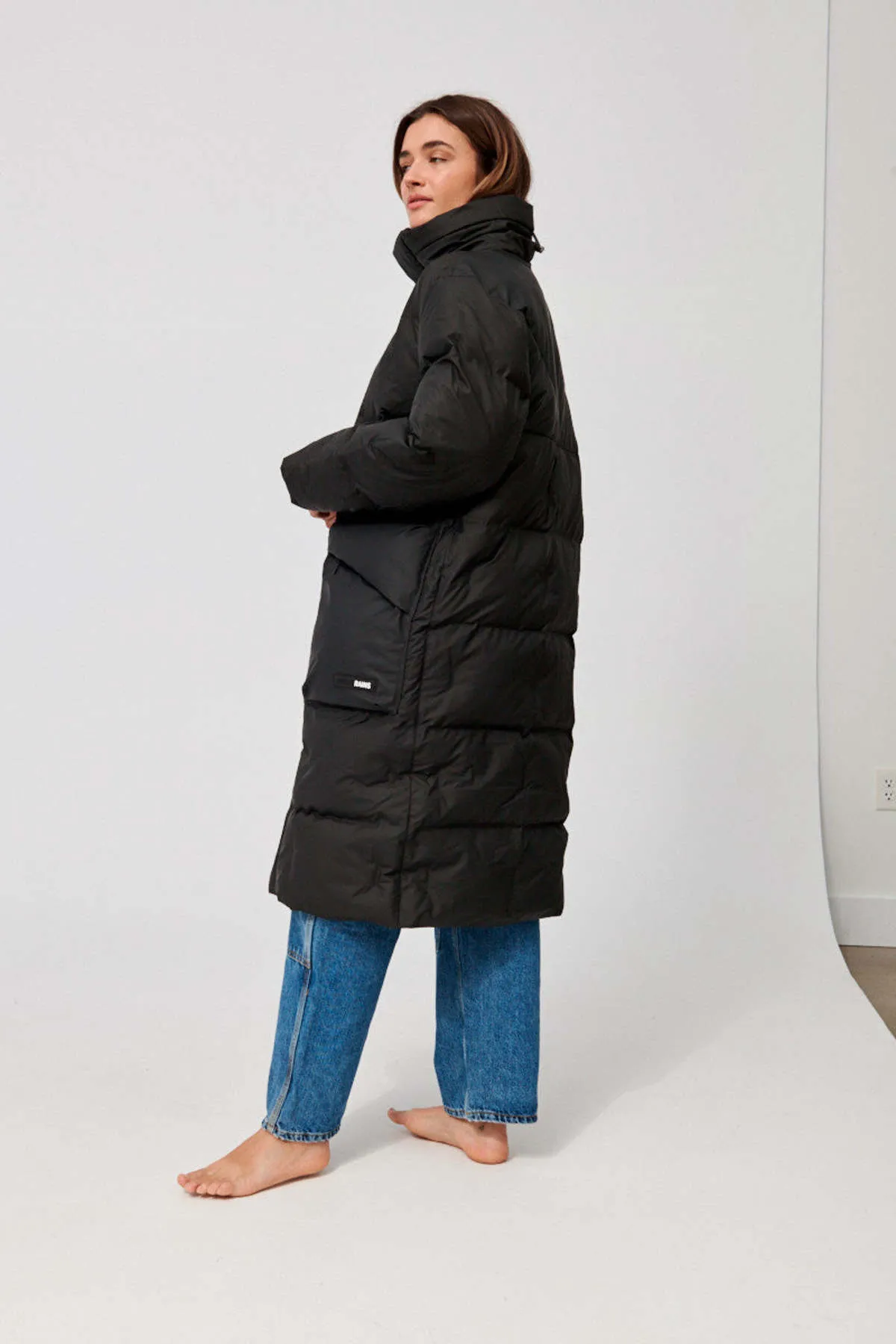 Block Puffer Coat