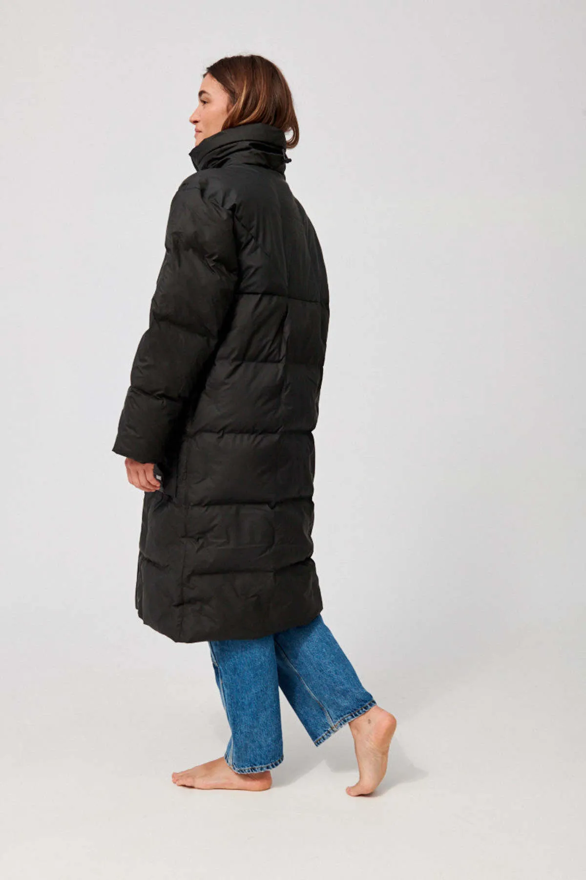 Block Puffer Coat