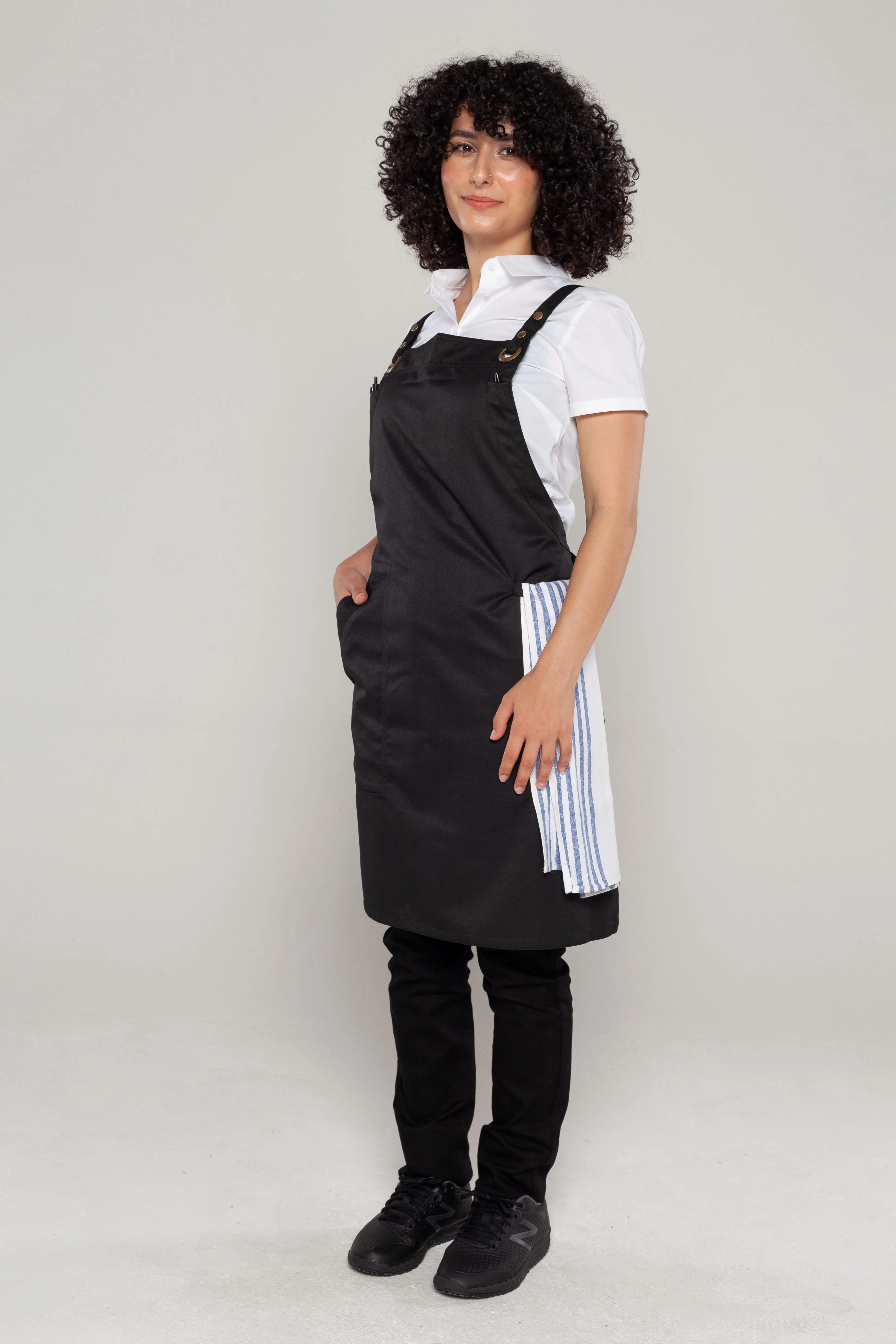 Bondi Crossover Apron Interchangeable straps black