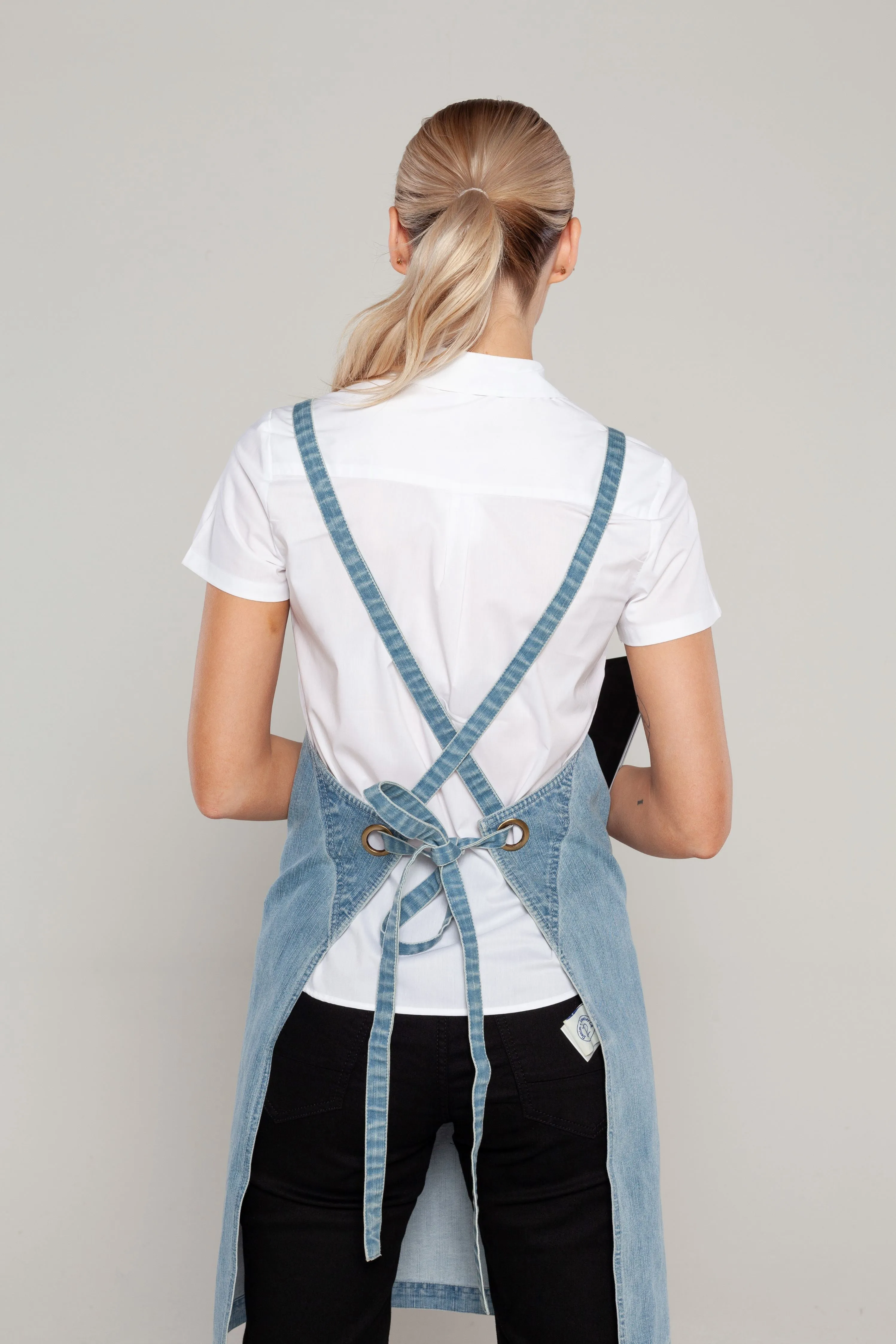 Bondi Crossover Apron Interchangeable straps Stone Wash