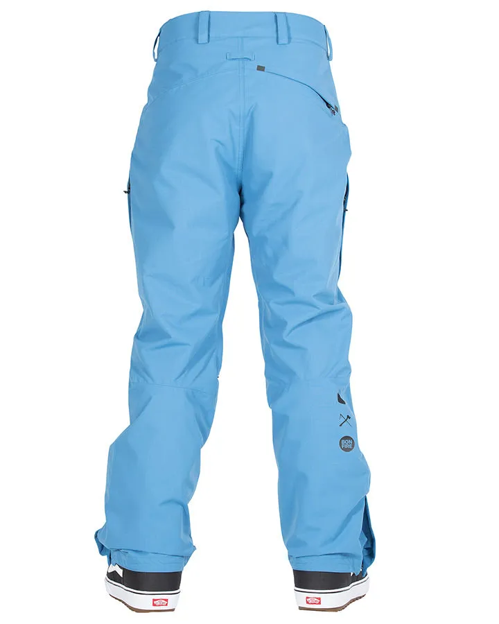 Bonfire Mens Surface Textured Pant - Blue - 2021