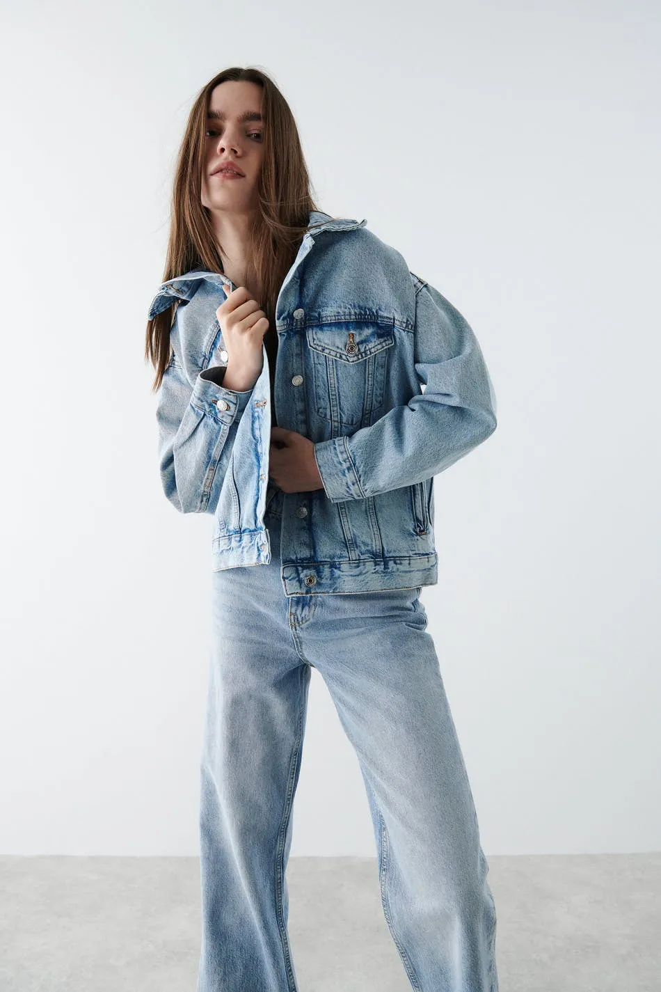 Boxy denim jacket