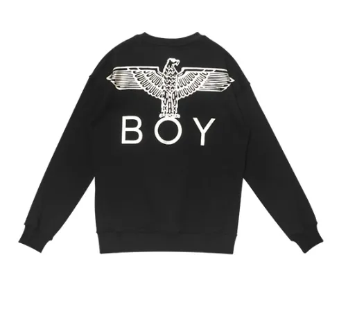 BOY LONDON  |Unisex Studded Street Style U-Neck Long Sleeves Cotton