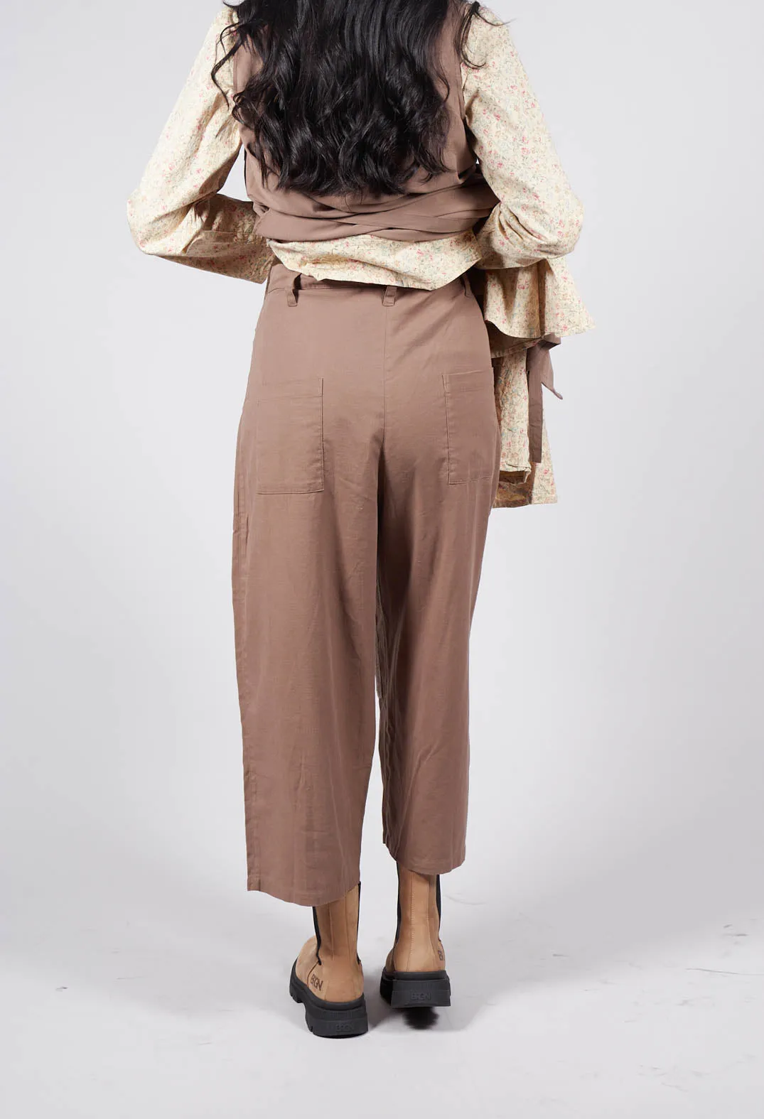 Brenda Trousers in Walnut