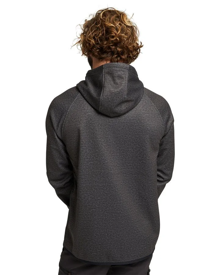 Burton Men's Crown Weatherproof Pullover Fleece - True Black Heather