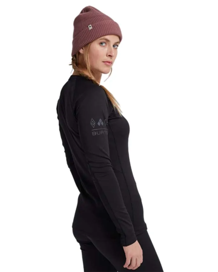 Burton Womens [ak] Helium Crew - True Black - 2023