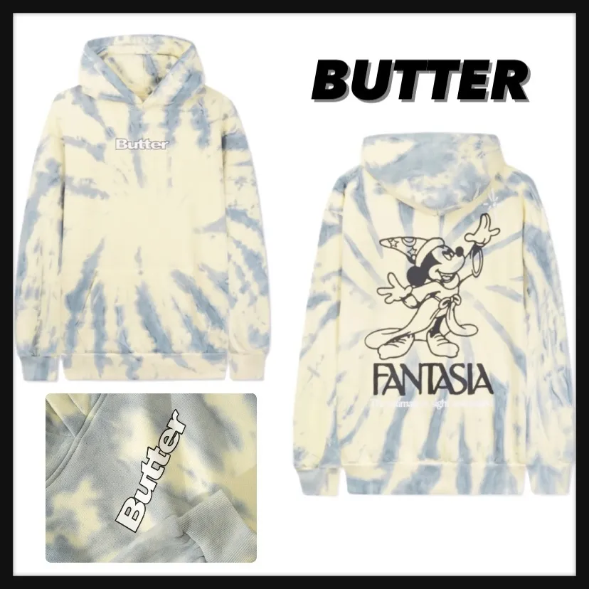 Butter Goods  |Unisex Street Style Tie-dye Collaboration Long Sleeves