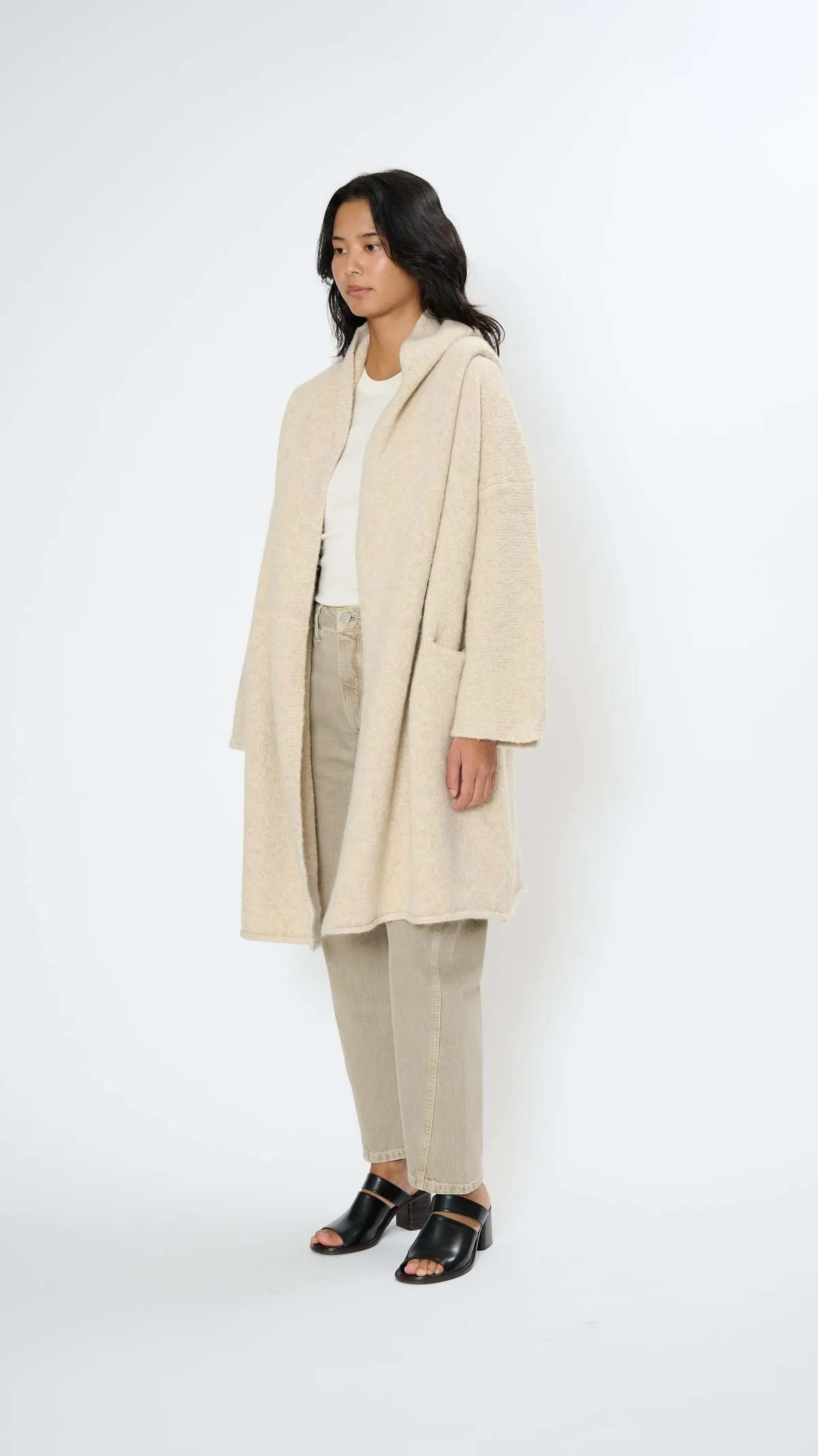 Capote Coat - Ecru