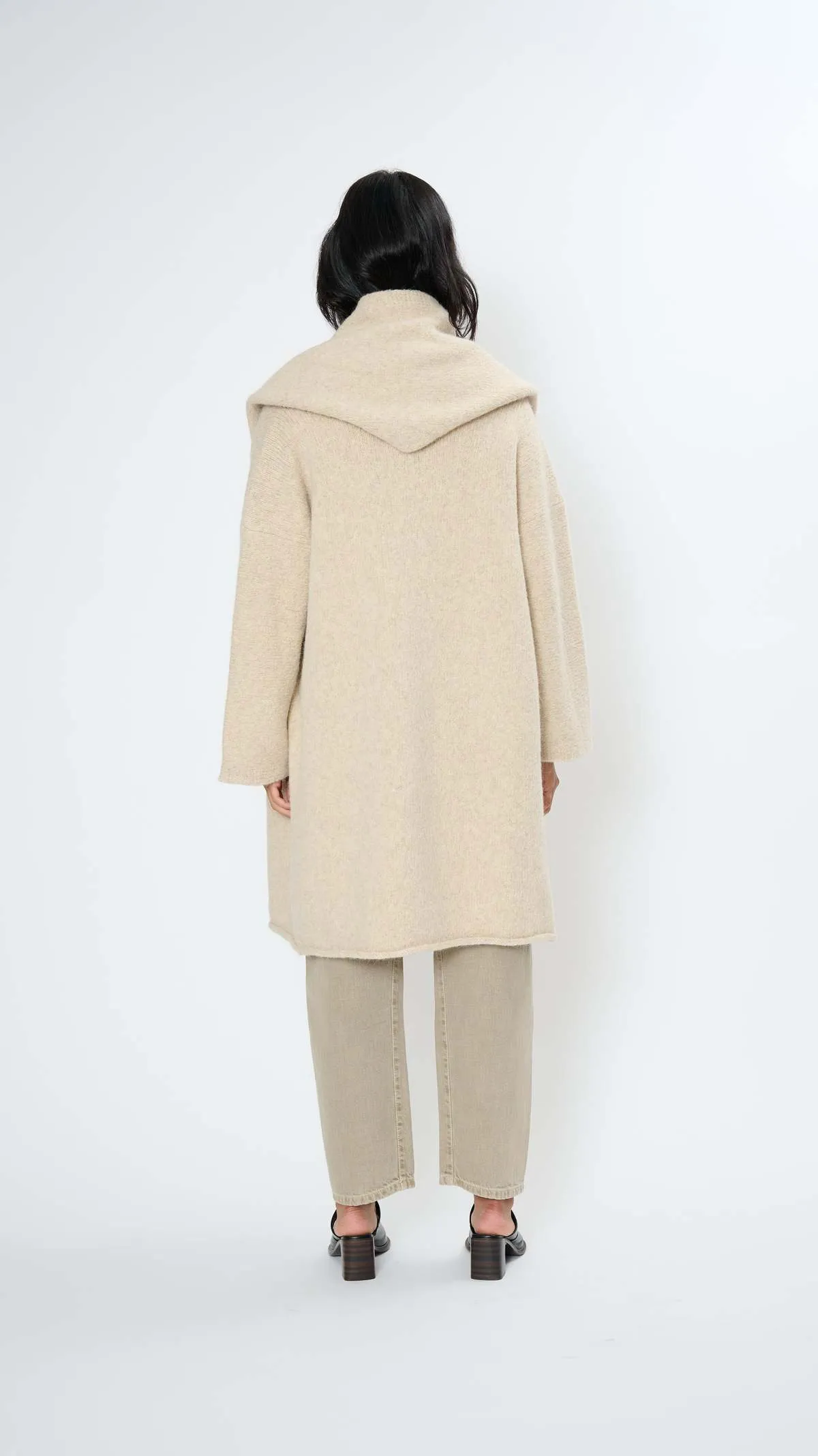 Capote Coat - Ecru