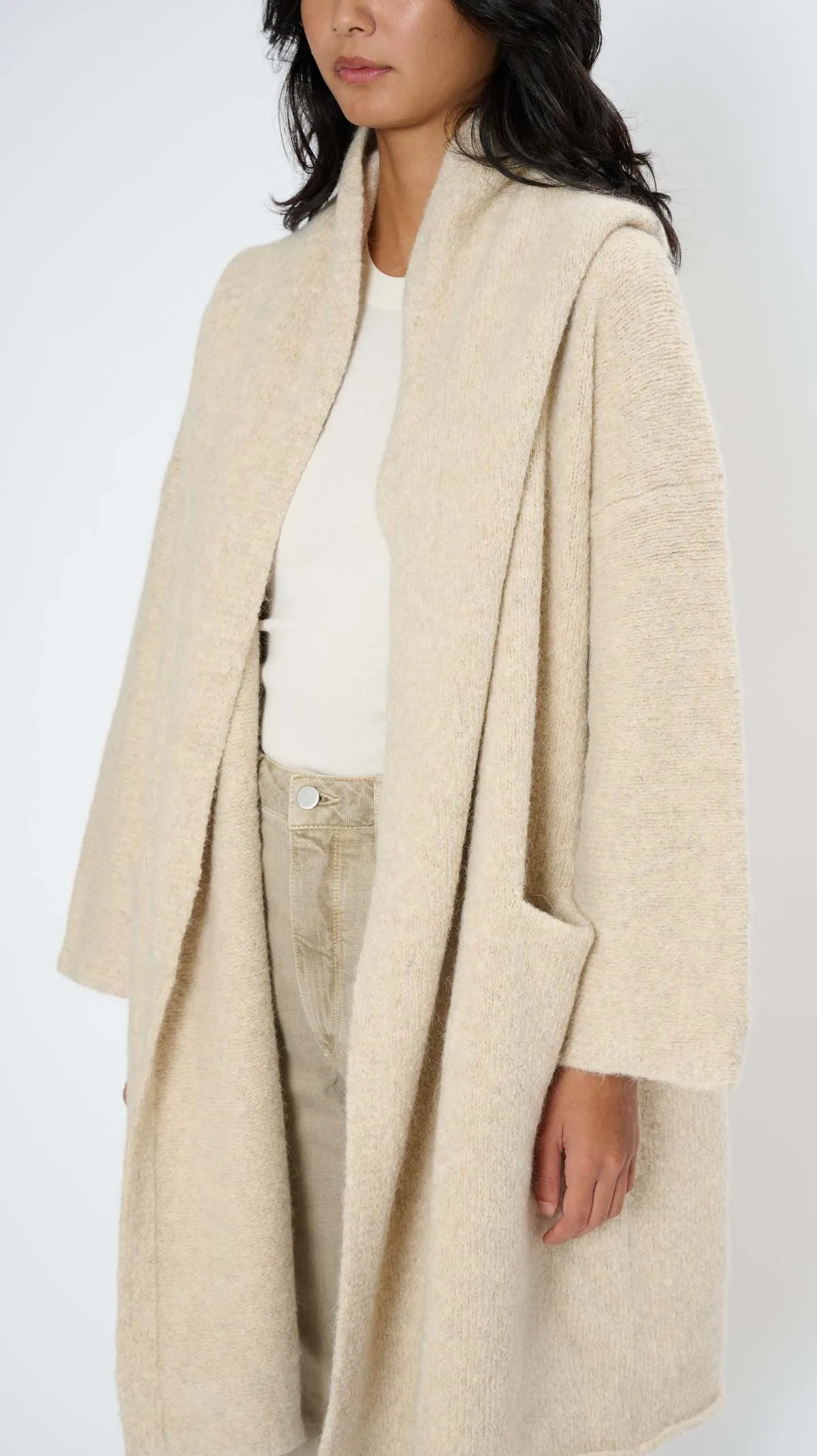 Capote Coat - Ecru