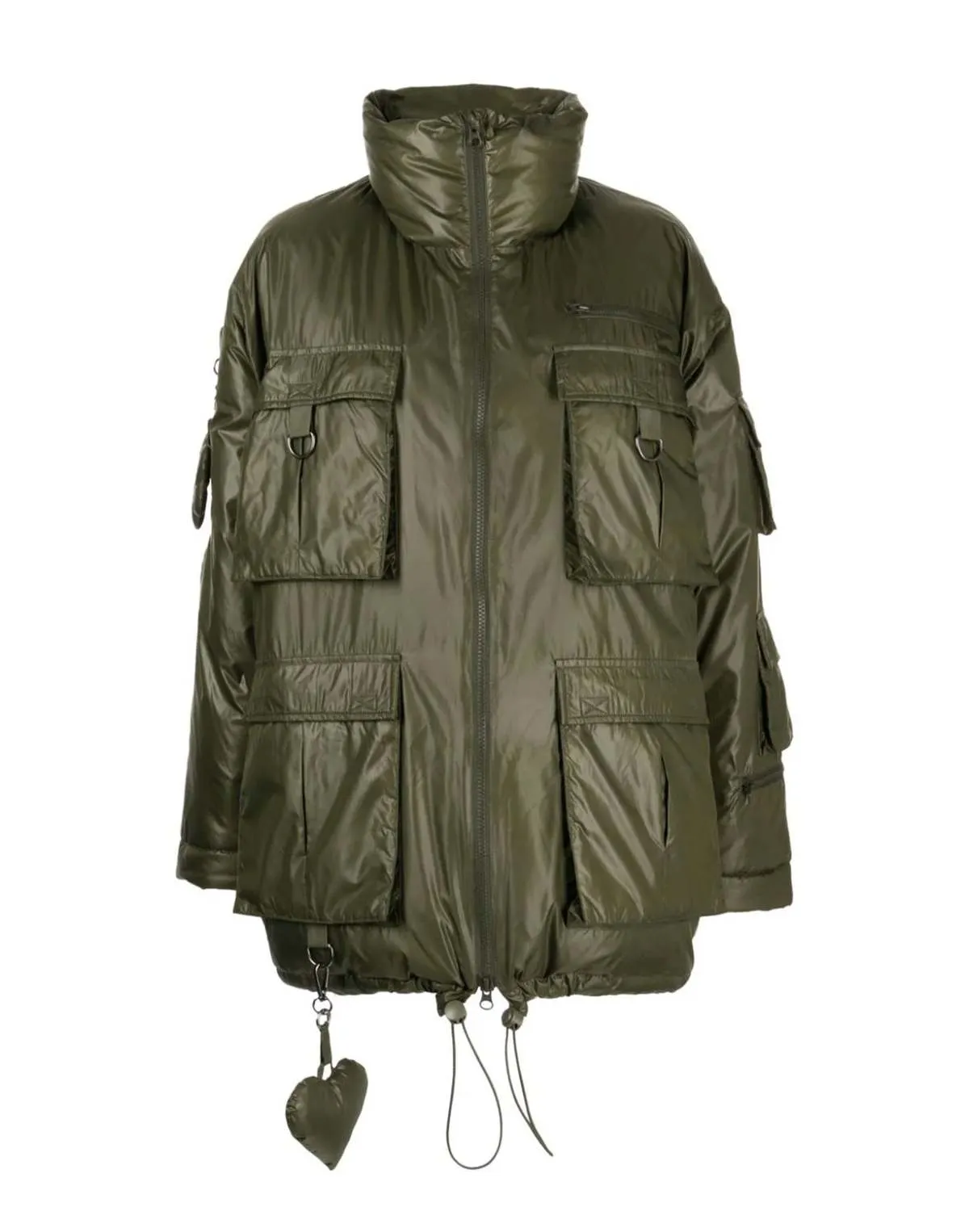 Cargo Pocket Puffer Coat