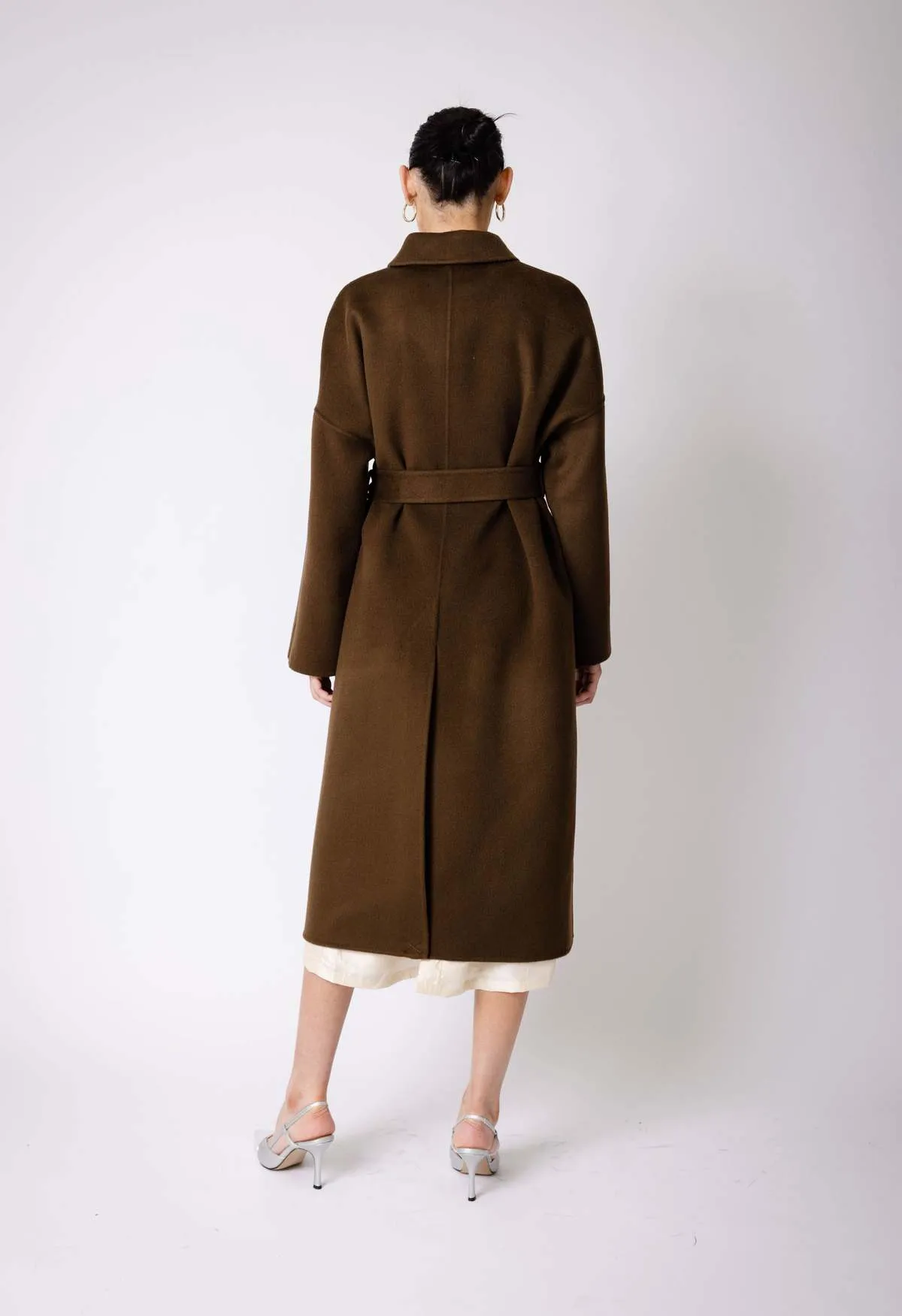 Cashmere Trench Coat - Brown