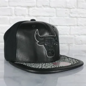 Chicago Bulls Day One Sneaker Hookup Black bottom Two-Tone | Black/Grey Snapback Hat