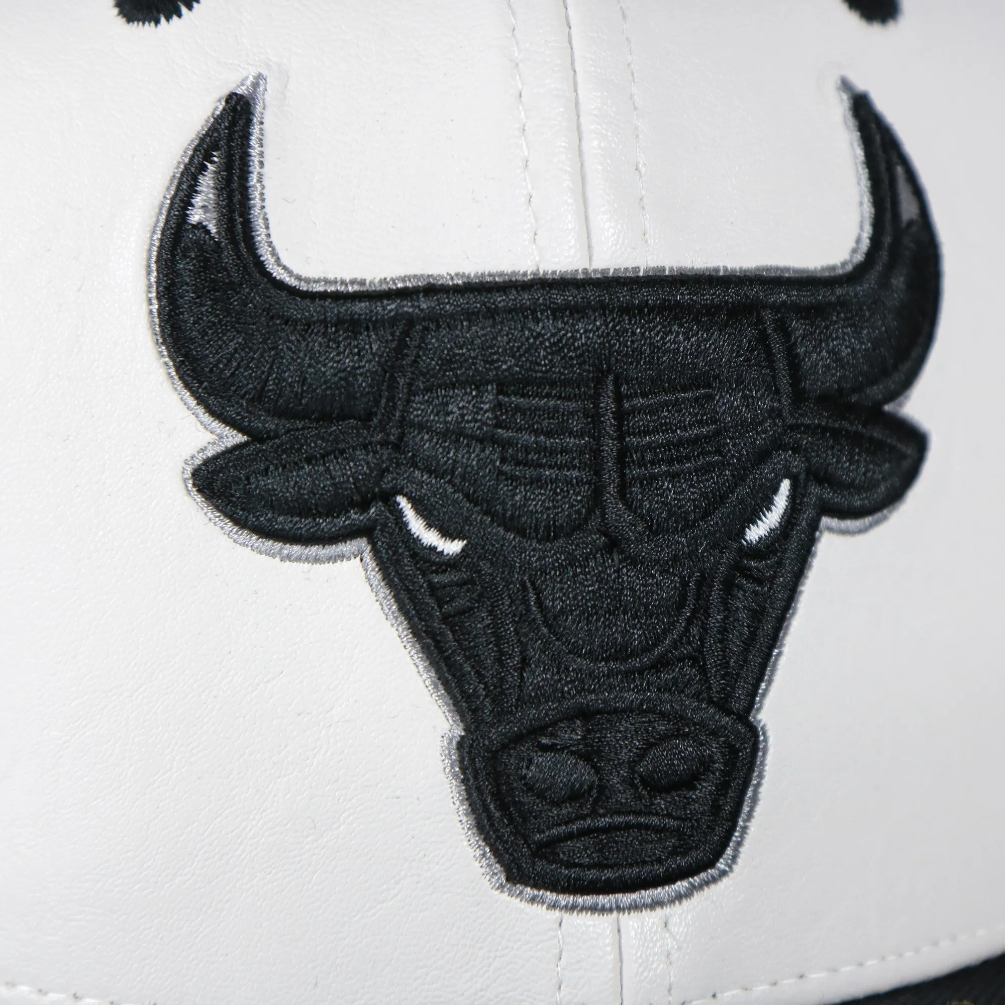 Chicago Bulls Day One Sneaker Hookup Black bottom Two-Tone | White/Black Snapback Hat