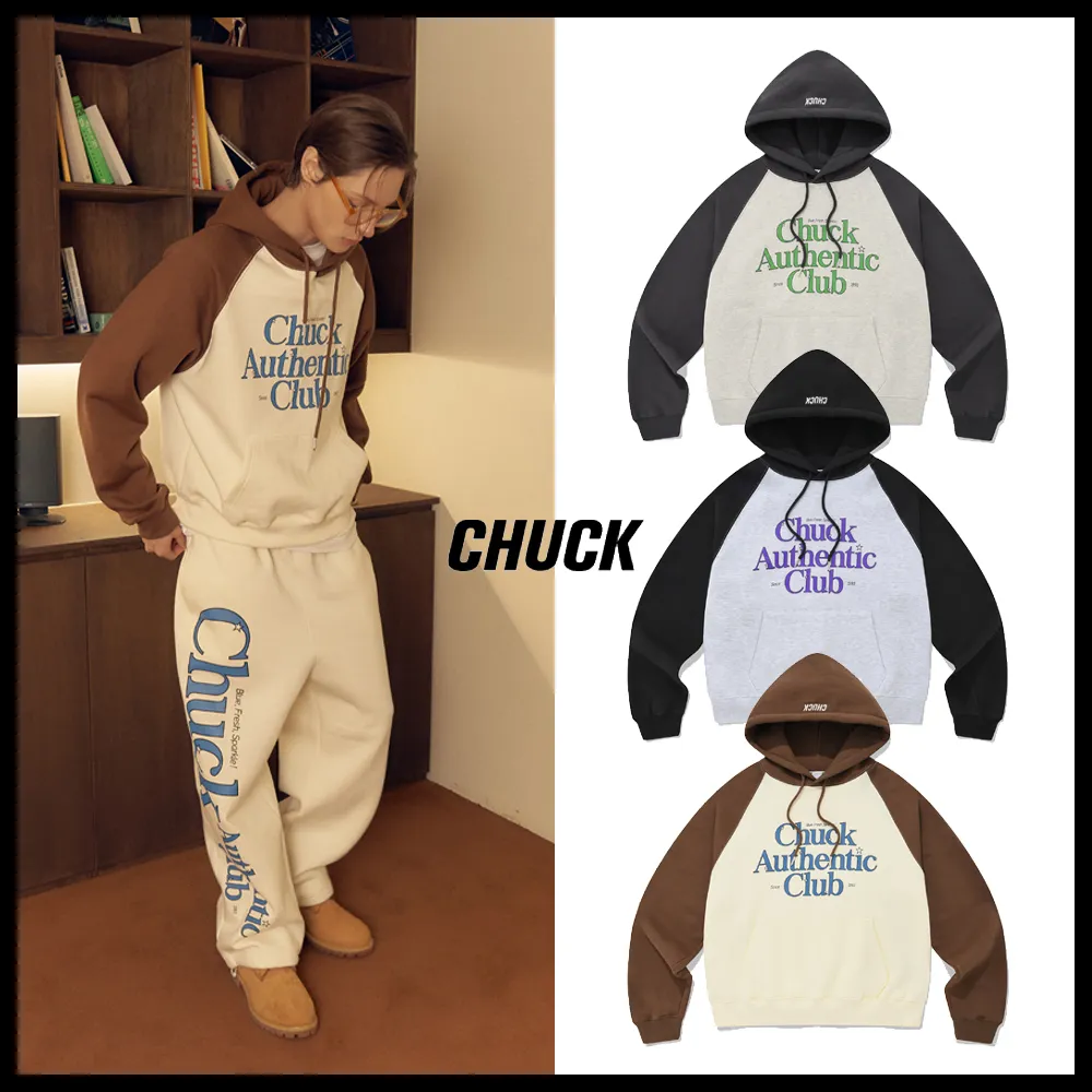 CHUCK  |Unisex Blended Fabrics Street Style Long Sleeves Plain